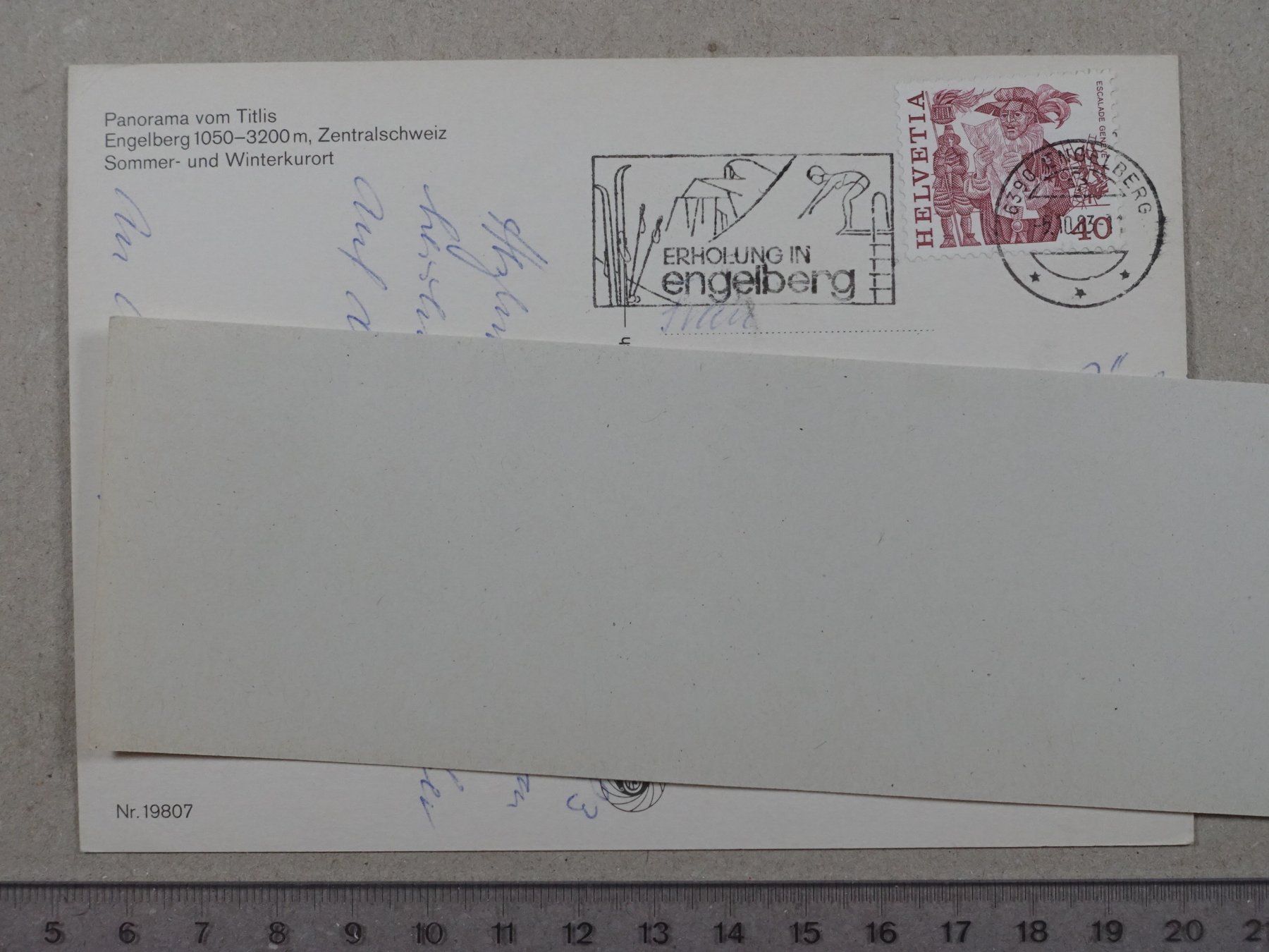 Cartoline postali: Titlis Panorama, 1983 – Usato da Lenzburg venduto da fh1 1