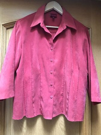 Kurze Bluse rot Gr.44