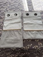 Deux rideaux 130 x 213 ( 12 cm d’ourlet )