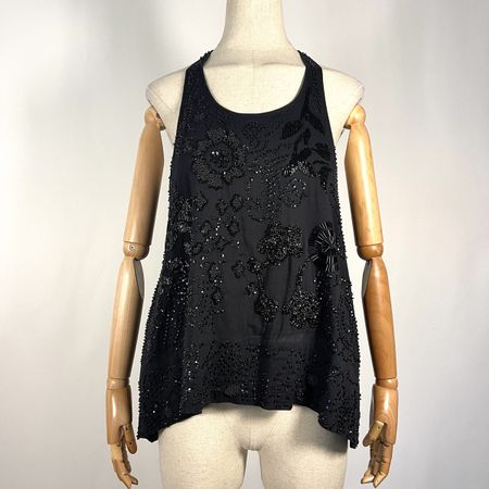 PEACHOO + KREJBERG Hand-Embroidered Top 