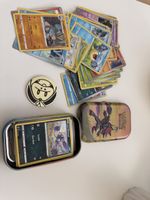 Pokémon Sammelkarten Konvolut mit Metalldose