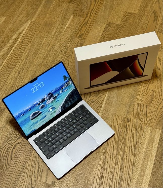 MacBook Pro 14” (2021) mit M1 Pro – Top Zustand, Space Grey (Gebraucht ...
