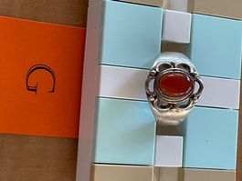 Ring mit Karneol / Gr. 53