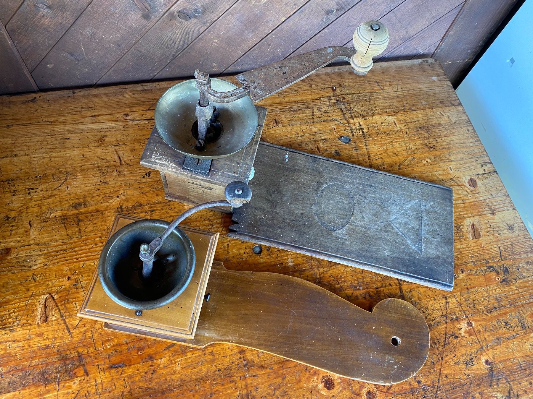 Elettrodomestici da cucina: 2 seltene antike Kaffeemühlen um 1900 – Usato da Feldbach venduto da Olive1 3