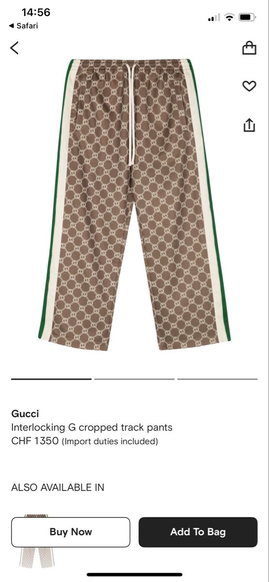 Gucci Pantaloni: gucci trousers (xs) – Usato da Vacallo venduto da kellyyy 6