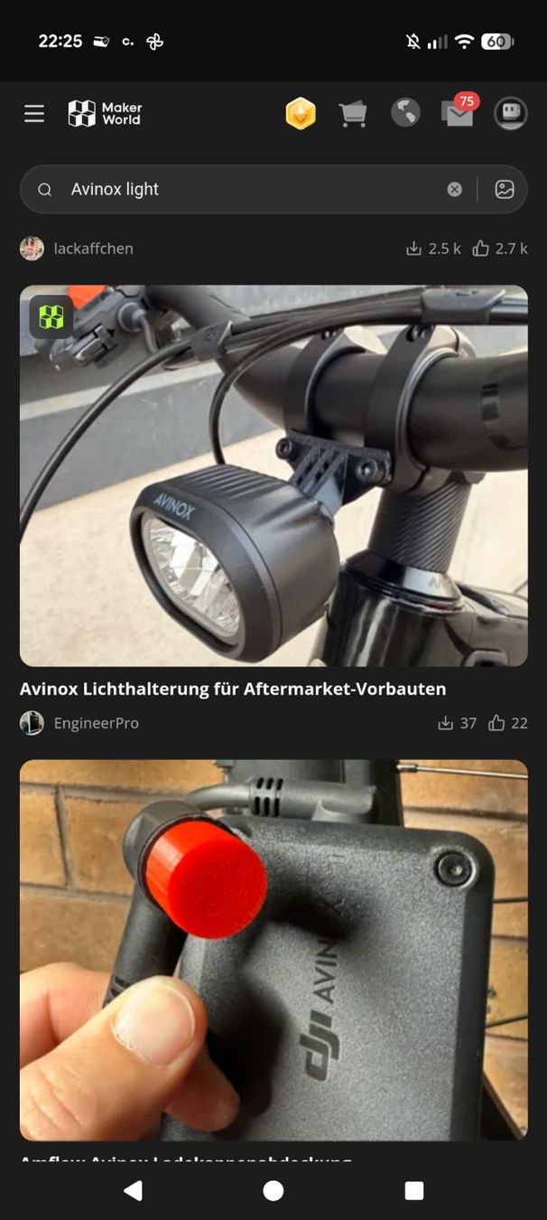 Halter für Lampe AVINOX am Vorbau (Neuf (Voir description)) à Ersigen ...