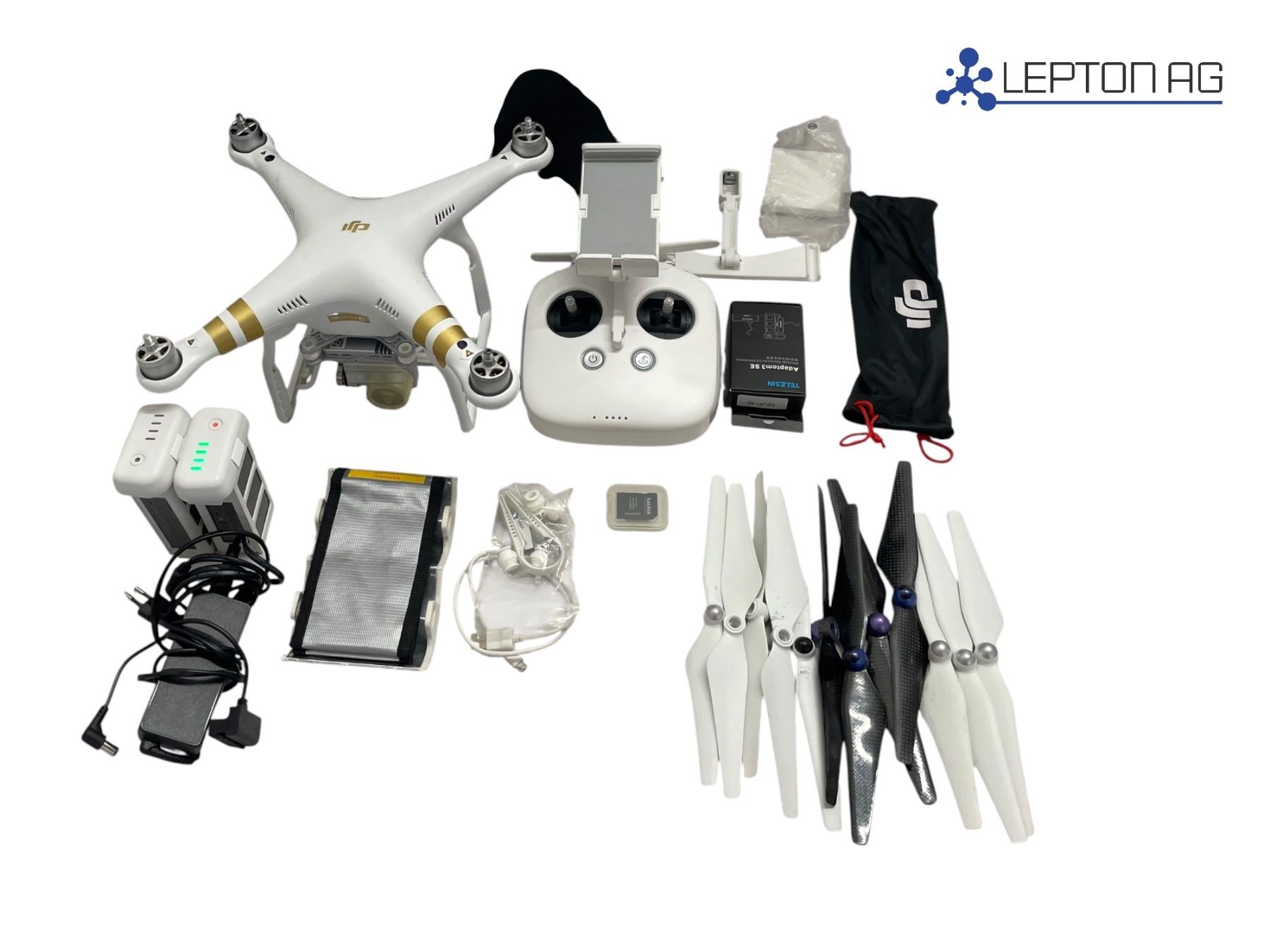DJI Modellismo RC: Phantom 3 4K by DJI Set/mit Zubehör – Usato da Niederdorf venduto da LeptonAG 1