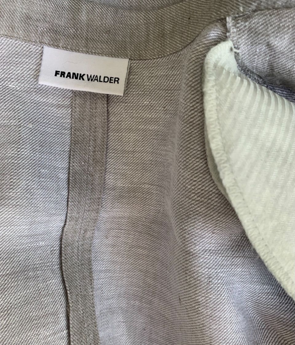 Walder Jacken: Superbe petit blaser fin FRANK WALDER beige gris t.M – Gebraucht aus Martigny von only__you 4