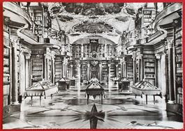 AK PPC S/W STIFTSBIBLIOTHEK ST. GALLEN NACH WOLFERTSWIL 1951