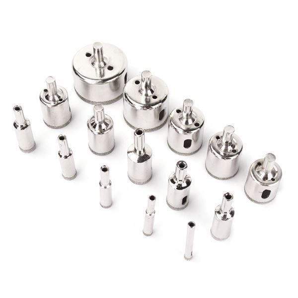 Alle Werkzeuge: Diamantbohrer 15pcs Glasbohrer Bohrkrone – Neu (gemäss Beschreibung) aus Thun von onlino