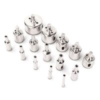 Diamantbohrer 15pcs Glasbohrer Bohrkrone