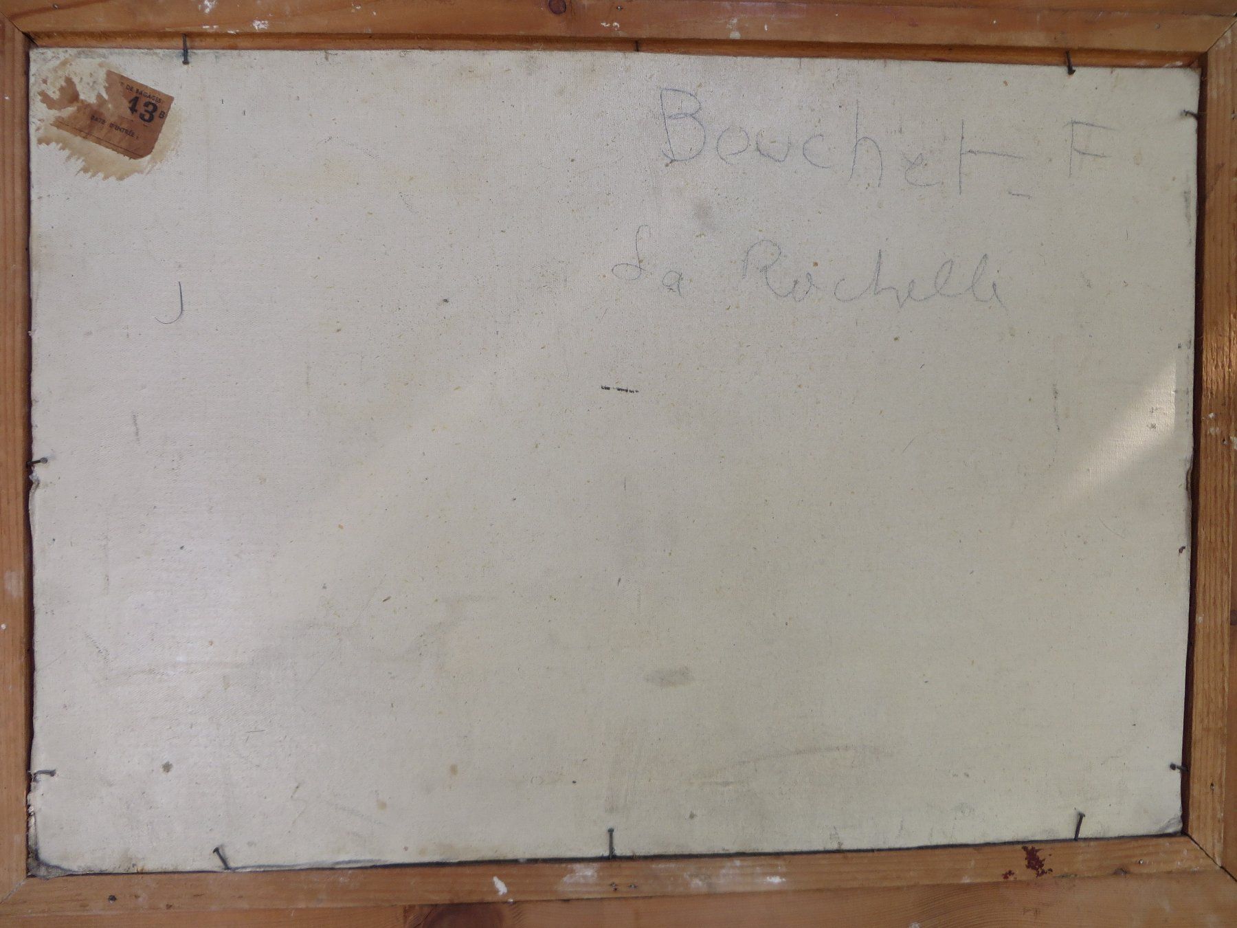 Tableaux: F Boucher grosse Oel Bild "la Rochelle" – D'occasion à Bad Ragaz par FutureZ 6