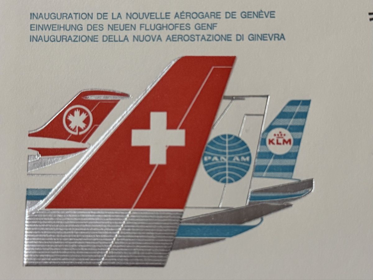 Tutti i francobolli: Enveloppe Poste aérienne Suisse 1968 – Usato da Petit-Lancy venduto da Solcarm 2