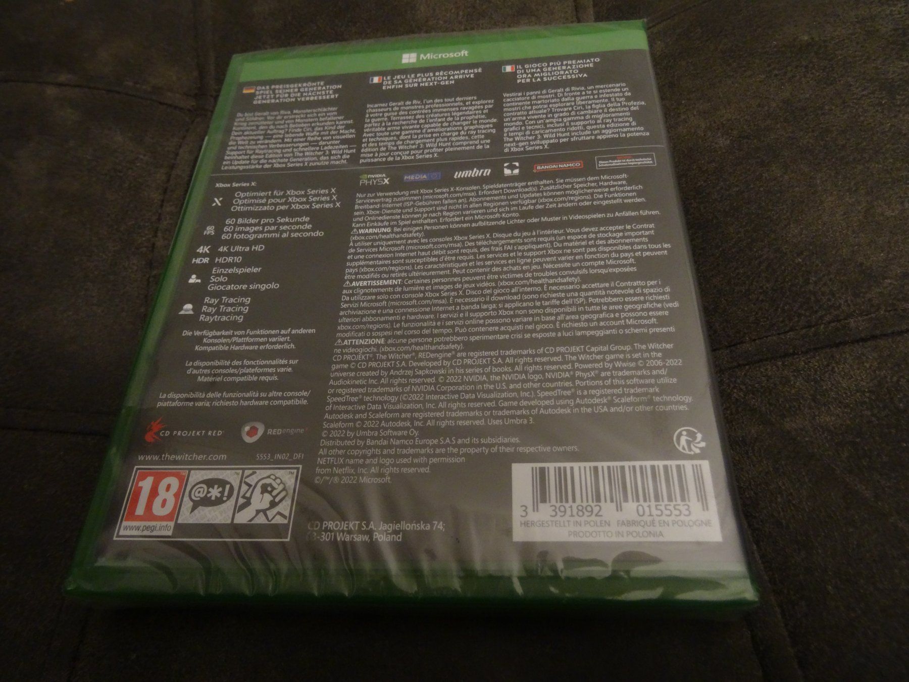 Microsoft Spiele: The Witcher 3 - Wild Hunt Complete Edition XBOX ONE – Neu und originalverpackt aus Olten von Disc-Ausverkauf 1