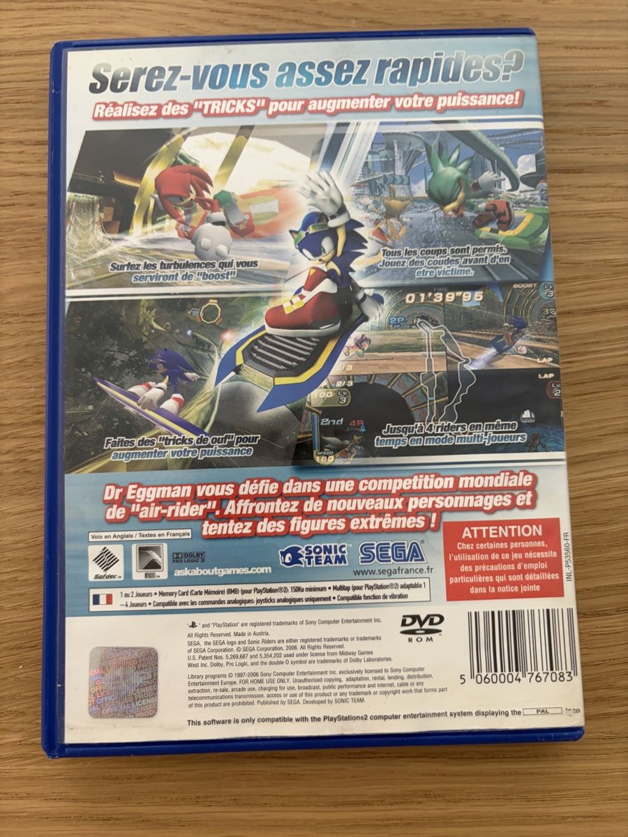 Sony Giochi: Sonic Riders - PlayStation 2 – Usato da Pully venduto da FunkyGames 1