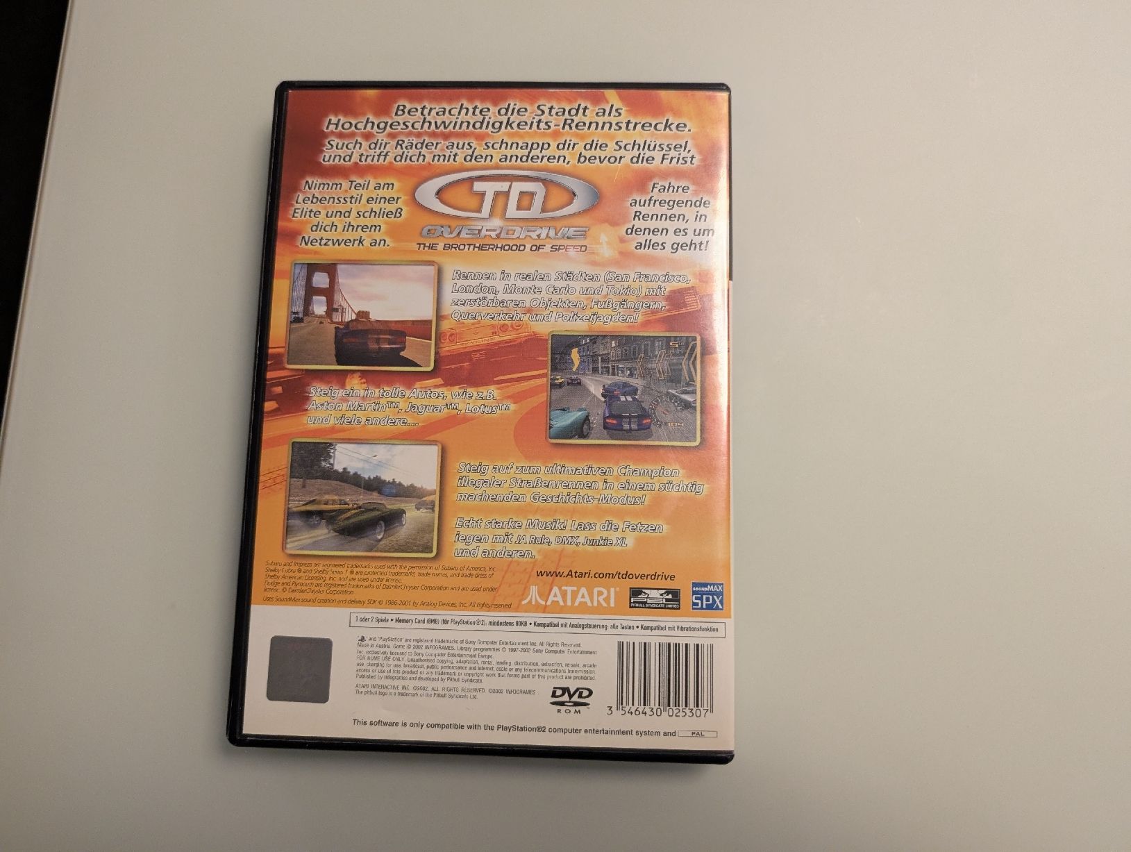 Sony Giochi: TD Overdrive (PS2) – Usato da Winterthur venduto da sax8400 2