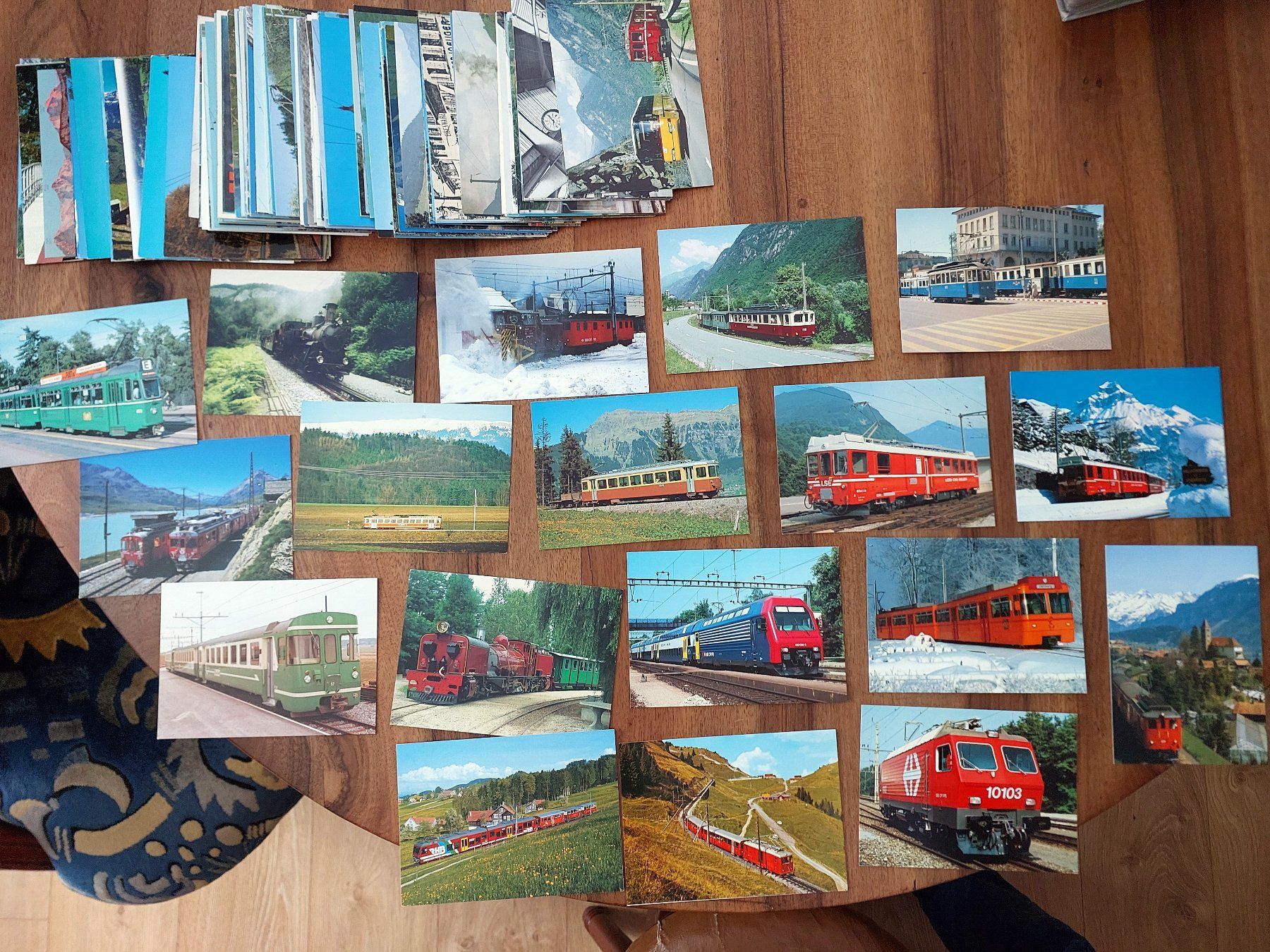 Cartoline postali: 200 verschiedene Eisenbahn-Ansichtskarten Schweiz – Usato da Schönenwerd venduto da Steidi 1