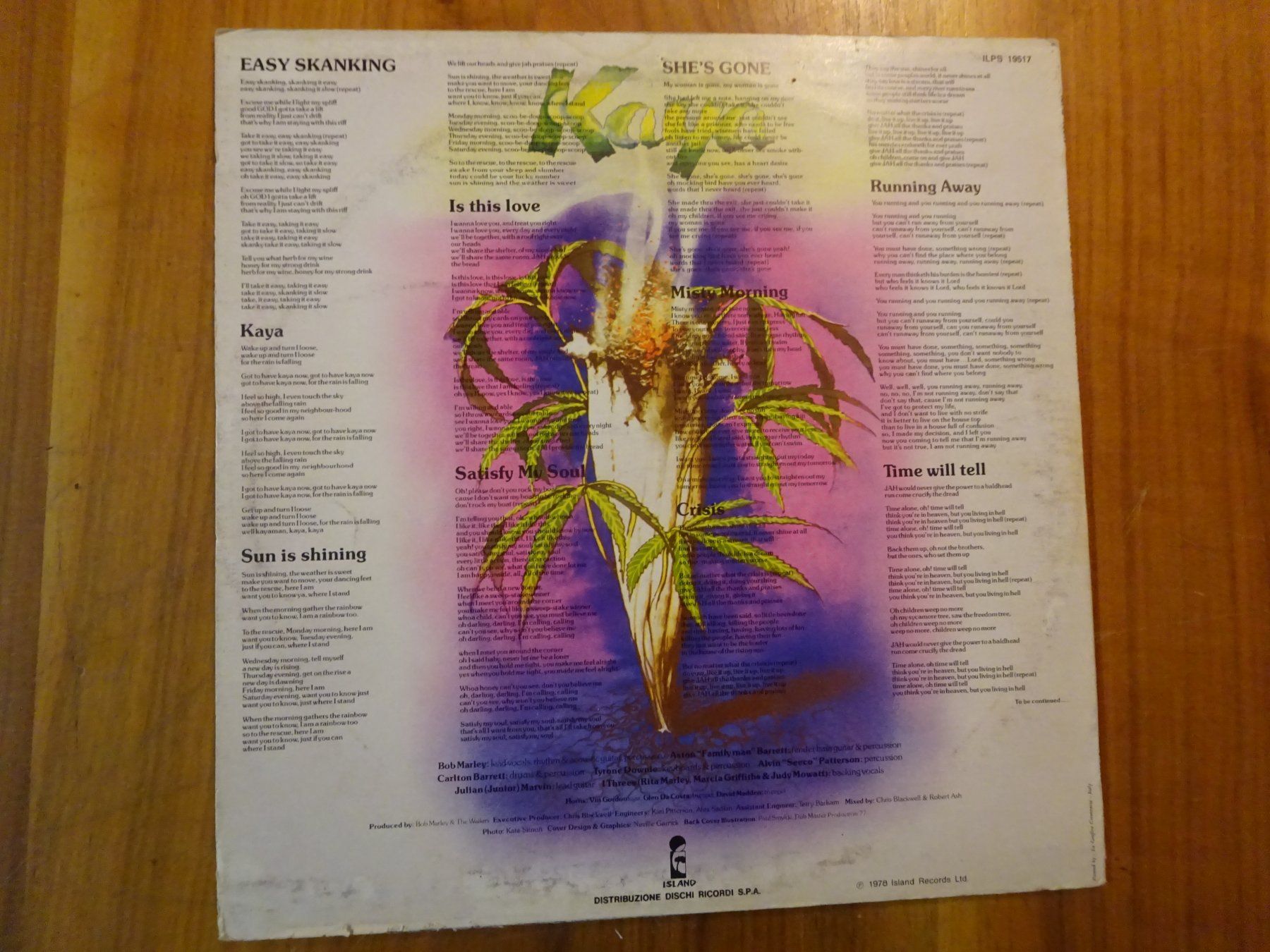 Dischi in vinile: BOB MARLEY ** KAYA – Usato da Luzern venduto da xrayspex99 2