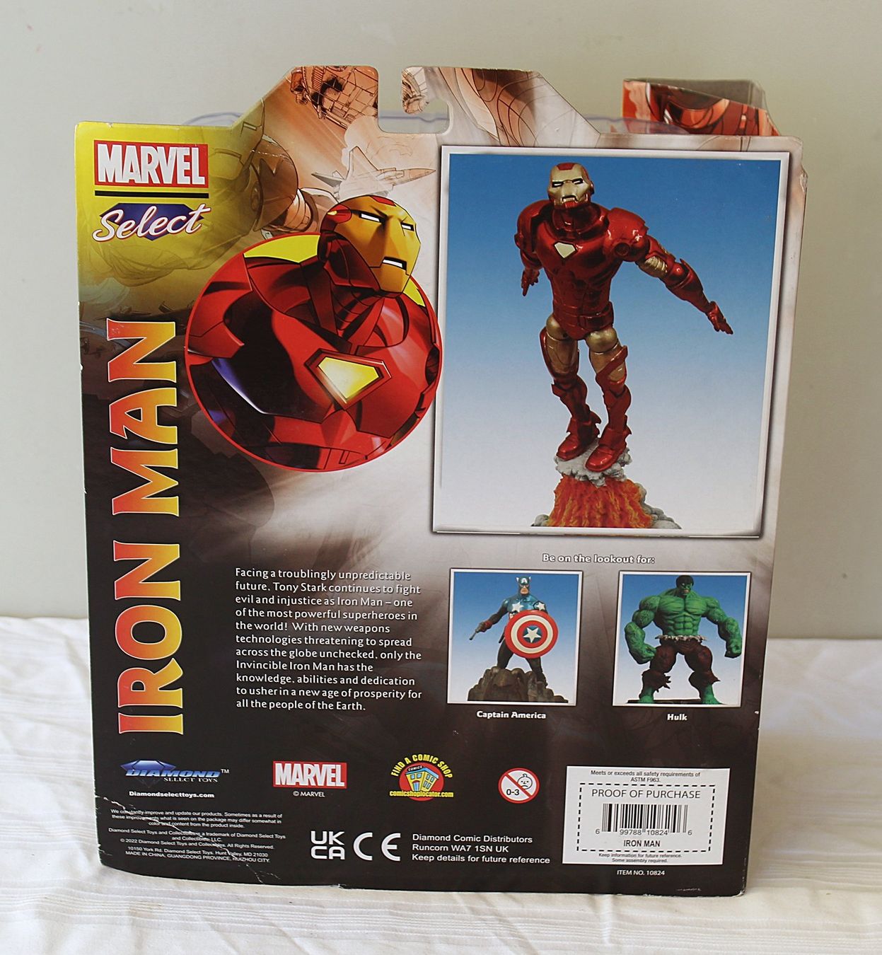 Marvel Statuette: Diamond Select Toys Marvel Select Iron Man Figur Extremis – Nuovo (secondo la descrizione) da Zürich venduto da Auctionata 3
