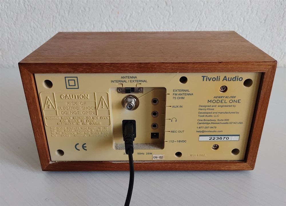 Tivoli Audio Henry Kloss Model One Radio Kaufen auf Ricardo