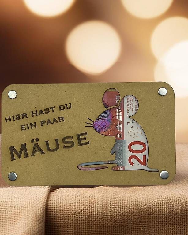 Cartoline: Holz - Geschenkkarte – Nuovo e nell'imballaggio originale da Hinterforst venduto da TimberArt