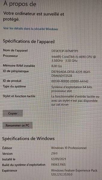 PC: PC Gaming Budget  i5, 8Go RAM, SSD 500Go – Usato da Martigny venduto da Neposedy