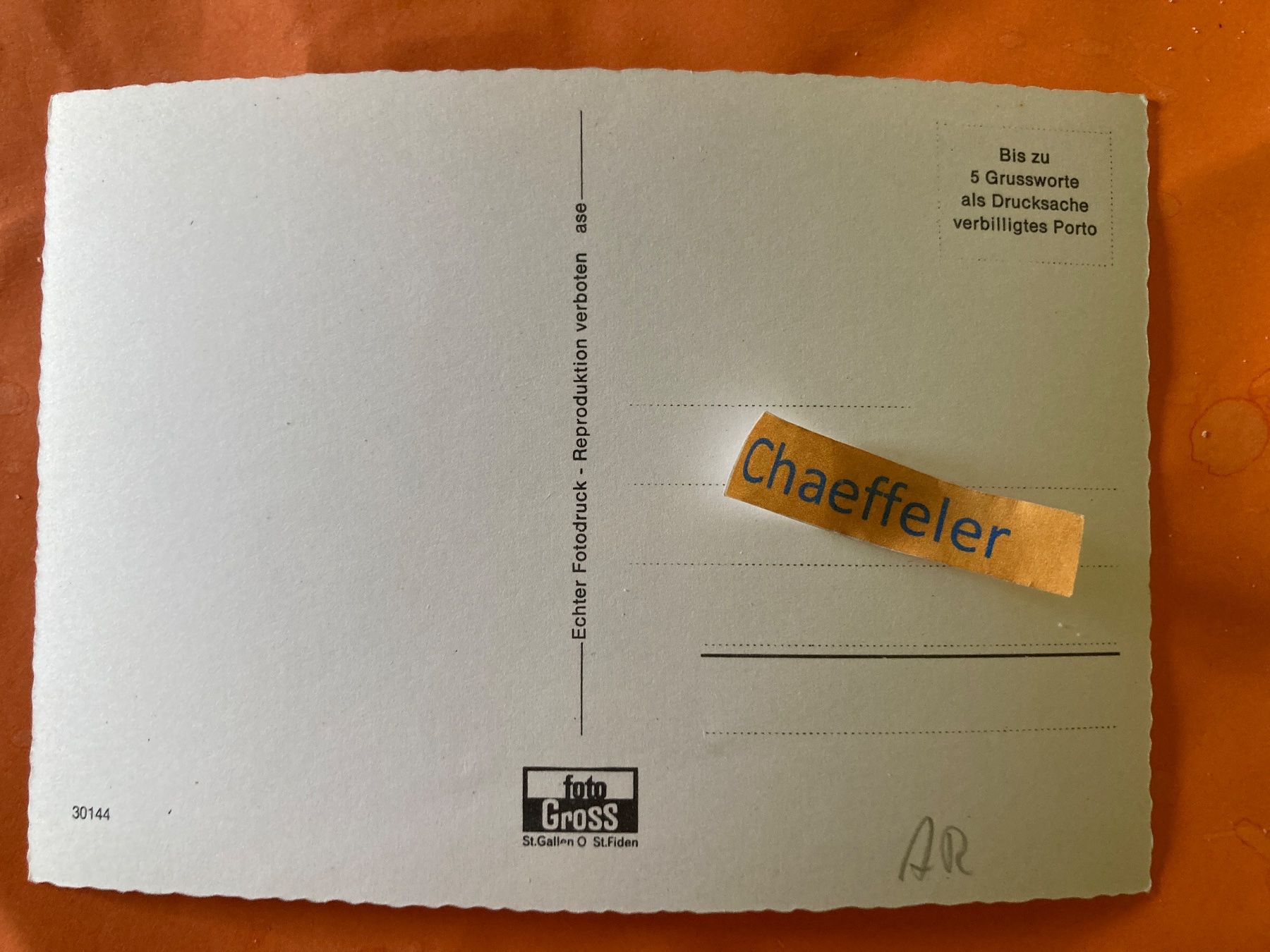 Cartes postales: Stoss bei Gais – D'occasion à Zürich par Chaeffeler 1