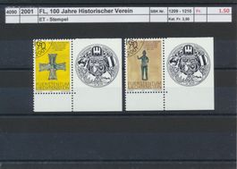 2001 FL, "100 Jahre Historischer Verein", ET - Stempel