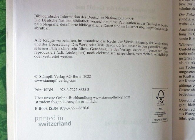 Libri: Buch: Schweizerisches Aktienrecht 2020 – Usato da Adliswil venduto da di_hans 3