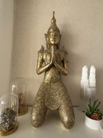 Goldene Buddha-/Thai-Figur Deko – ca. 80 cm hoch