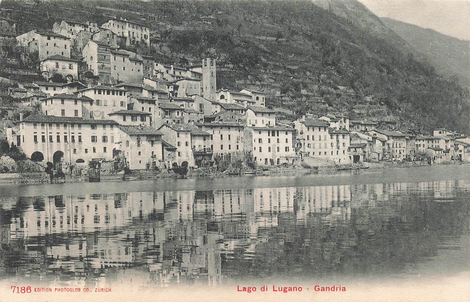 Cartoline postali: Gandria lago lugano – Usato da Biasca venduto da Blenio71