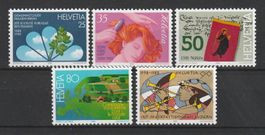 SUISSE 1988 Timbres de propagande I **