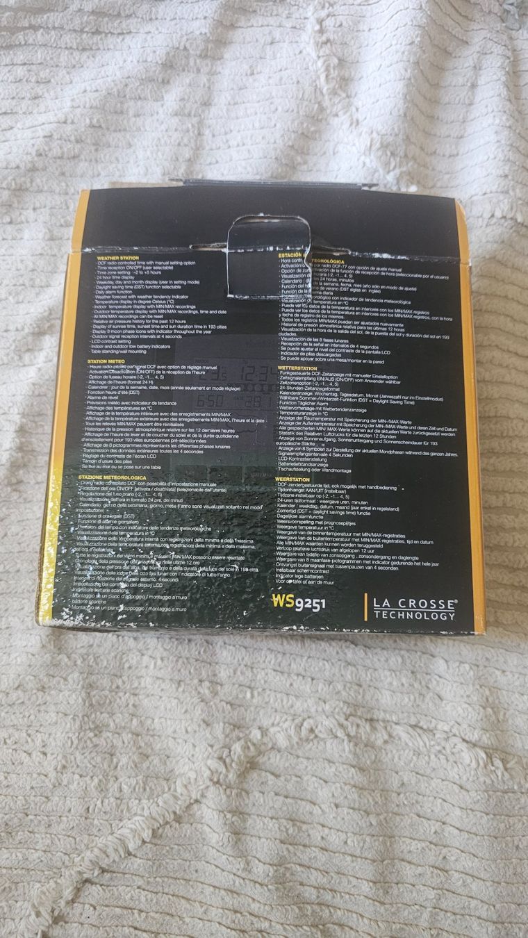 Altro per la casa: Station météo La Crosse Technology WS9251 – Nuovo (secondo la descrizione) da Etoy venduto da angi020 1