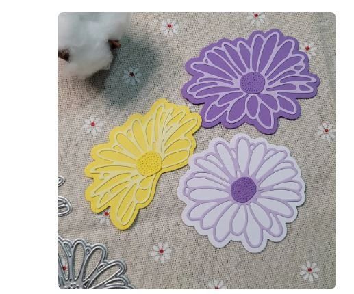 Sciablone: Neues  Stanzschablonen-Set grosse Blumen – Nuovo e nell'imballaggio originale da Effretikon venduto da wenuss 2