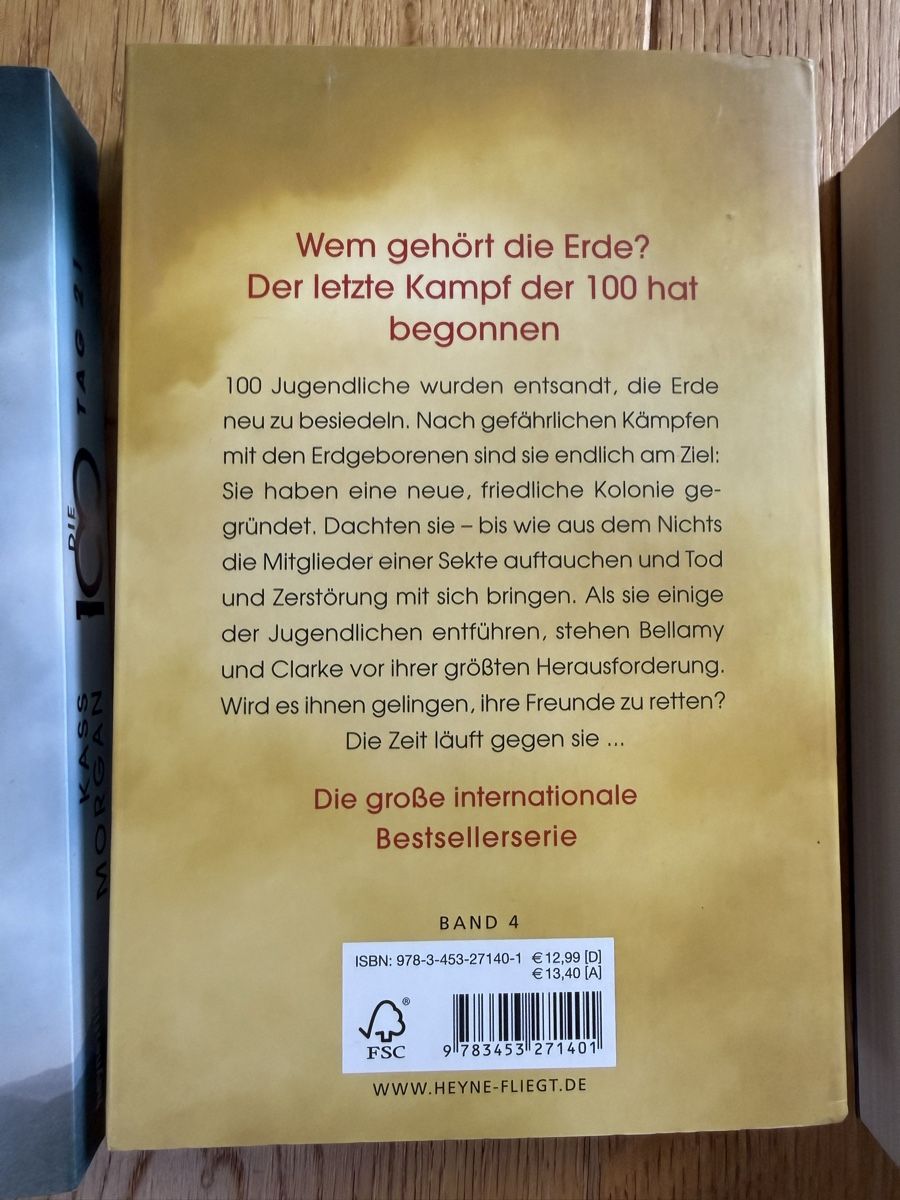 Libri: Die 100, 4 Bücher von Kass Morgan – Usato da Zürich venduto da turicum2008 5