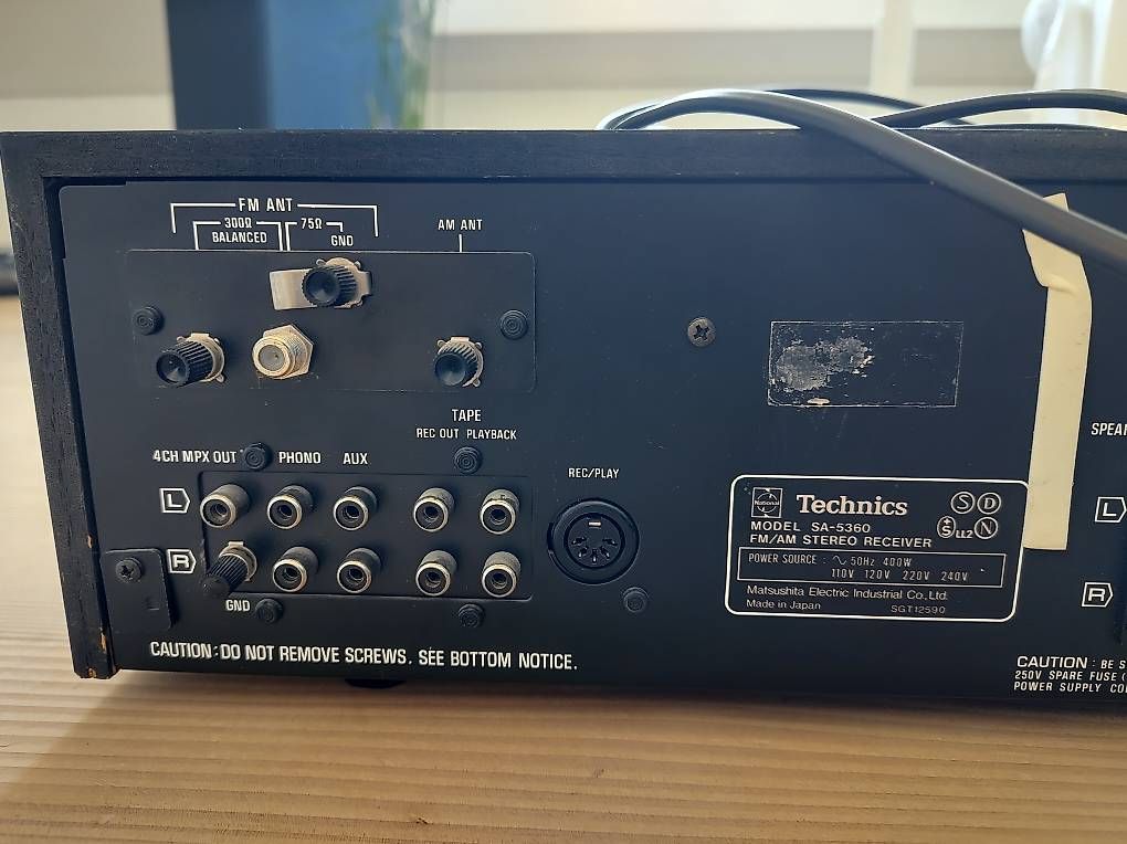 Verstärker: Technics SA-5260 Amplifier & Receiver – Gebraucht aus Liestal von Paschi55 1