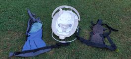 Babytrage Babybjörn, Babytrage Halfbuckle und Babywippe