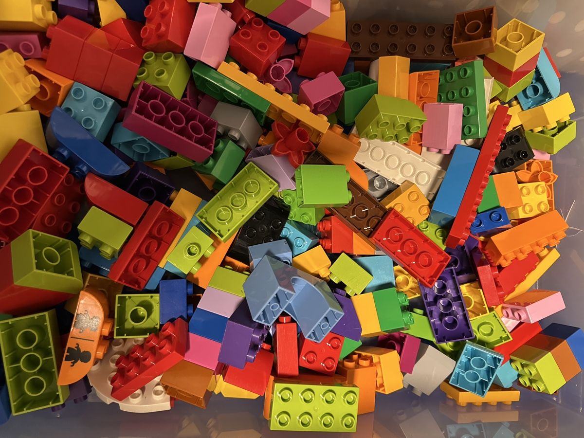 Giocattoli: duplos gemischt mit grosser bauplatte – Usato da Landquart venduto da lumima 2