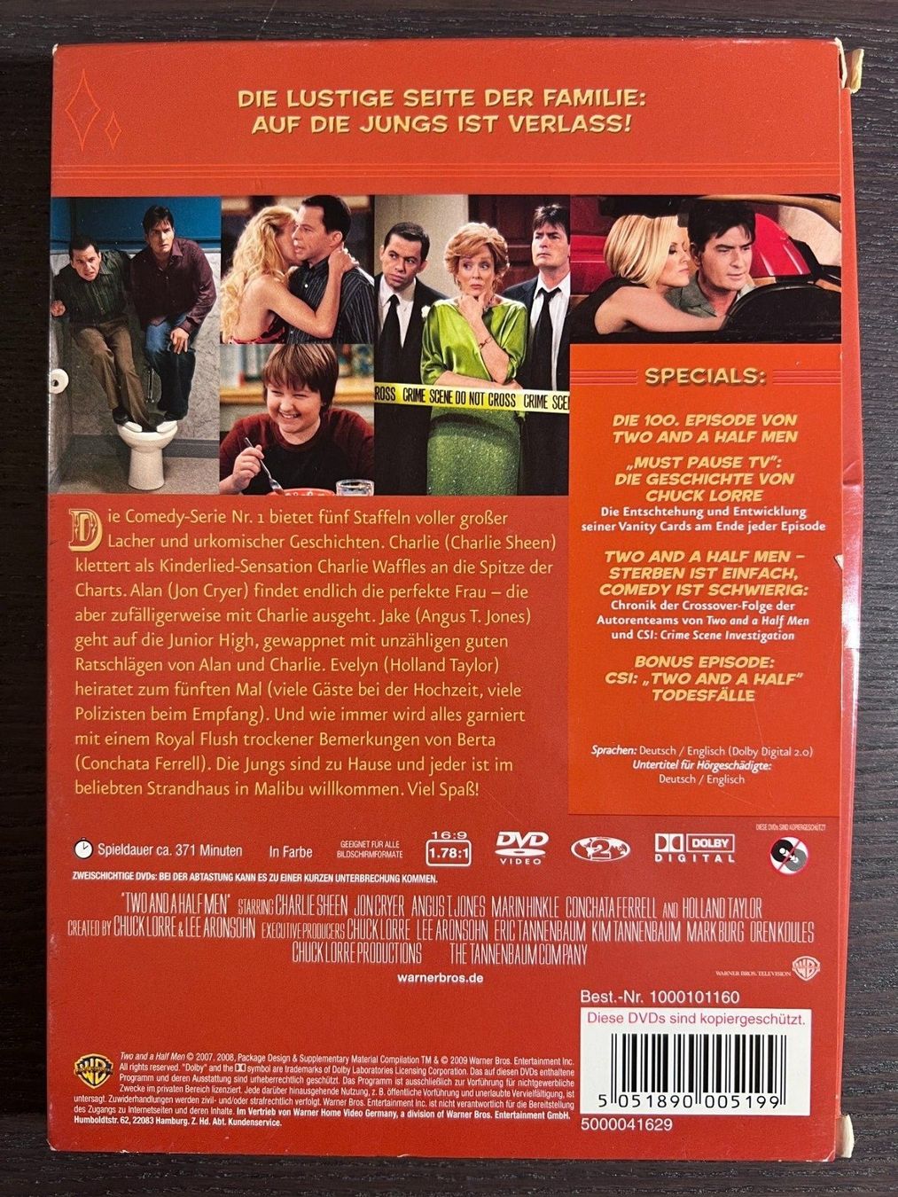 Tutti i DVDs: Two and a Half Men Staffel 5 – Usato da Zürich venduto da FilmFreunde 1