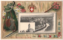 SIEBNEN: Mehrbild Präge-AK 1908