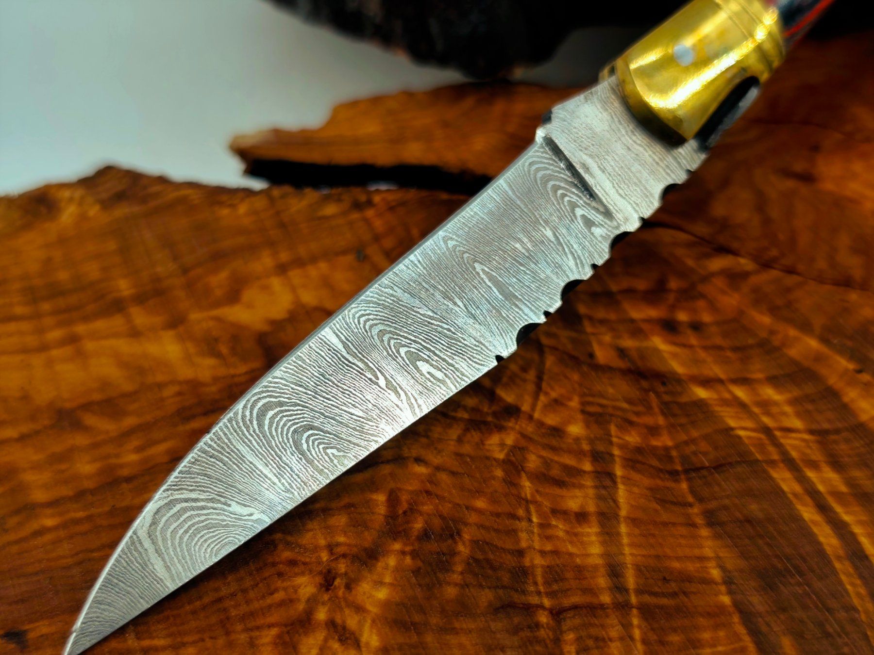 Accessori: Laguiole Damast Messer Klappmesser echtes Damastmesser – Nuovo e nell'imballaggio originale da Arlesheim venduto da Premius_1 3
