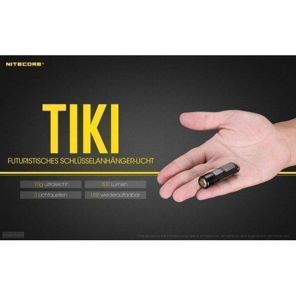 NiteCore Lampade: Nitecore TIKI Schlüsselbundlampe mit UV – Nuovo e nell'imballaggio originale da Grüningen venduto da Prolumin 9