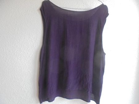 Top Gr. 48 Aubergine, NEU Viskose