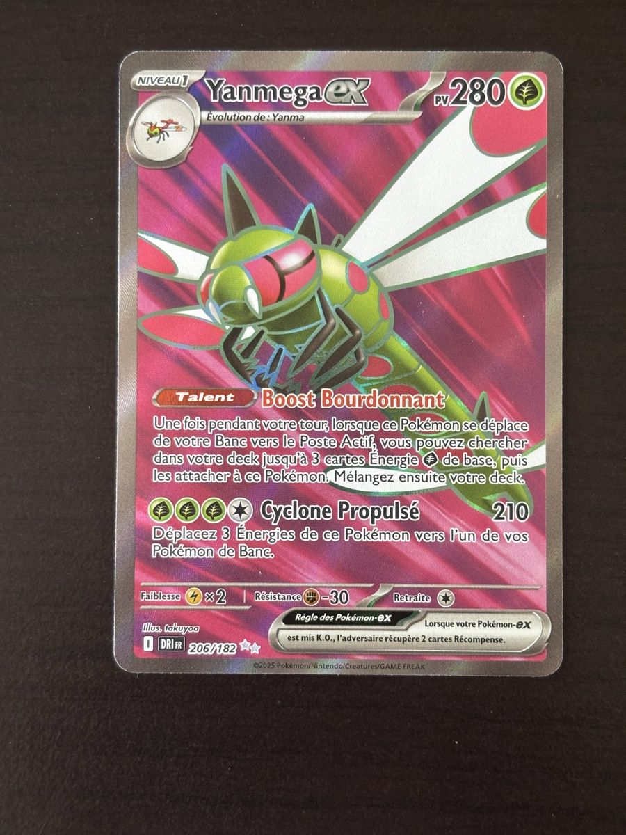 Pokémon Carte collezionabili: Carte Pokémon YANMEGA dri 206 – Nuovo (secondo la descrizione) da lausanne venduto da helderj