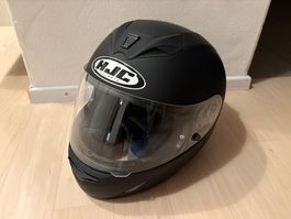 Neuwertiger HJC Motorradhelm, matt schwarz, Gr. XS