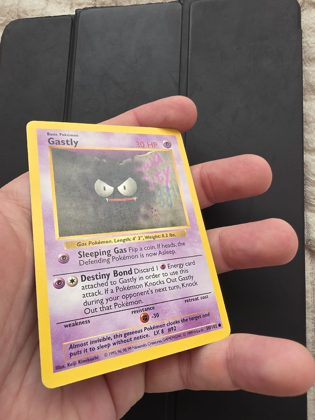 Pokémon Carte collezionabili: Pokemon Karte - Gastly - Shadowless Base Set – Usato da oberbuchsiten venduto da thug4 1