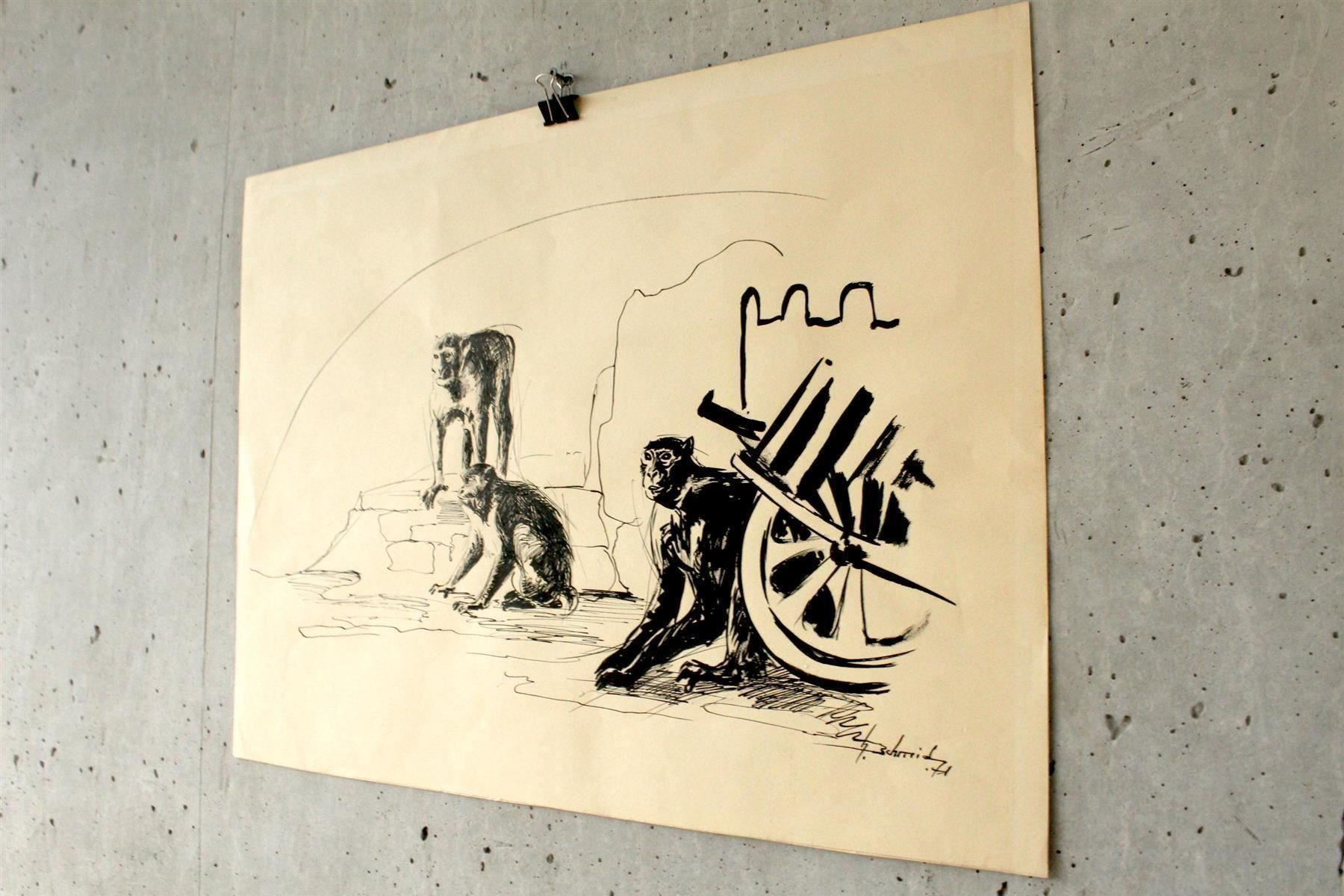 Grafica & Litografie: H. SCHMID (Schweiz, 20. Jh.) – Usato da Bern venduto da Arting 5