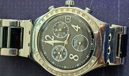 Swatch Irony Uhr mit Metallband guter Zustand