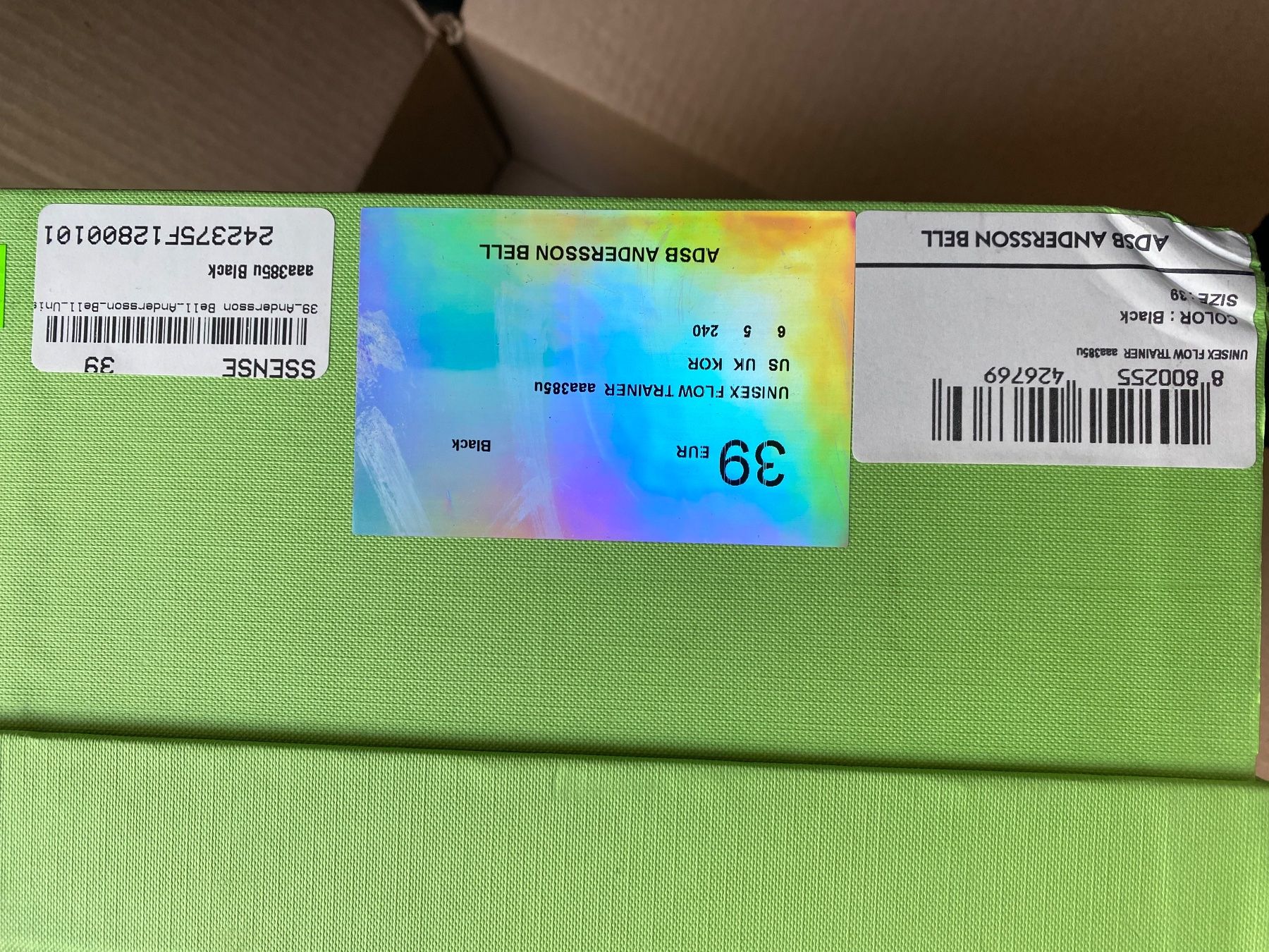 Scarpe da uomo: Andersson Bell Black Flow Sneakers Grösse 39 – Nuovo e nell'imballaggio originale da Einsiedeln venduto da Trtrtr 5
