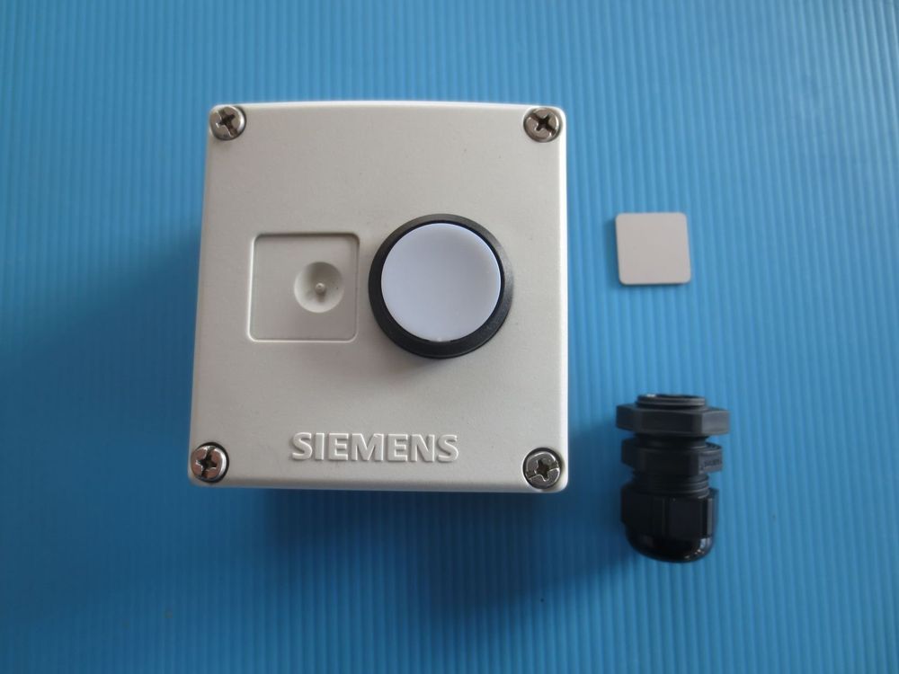 Siemens Bedienungsgehäuse mit LED Taste weiss inkl. Kontakte (Neu und ...